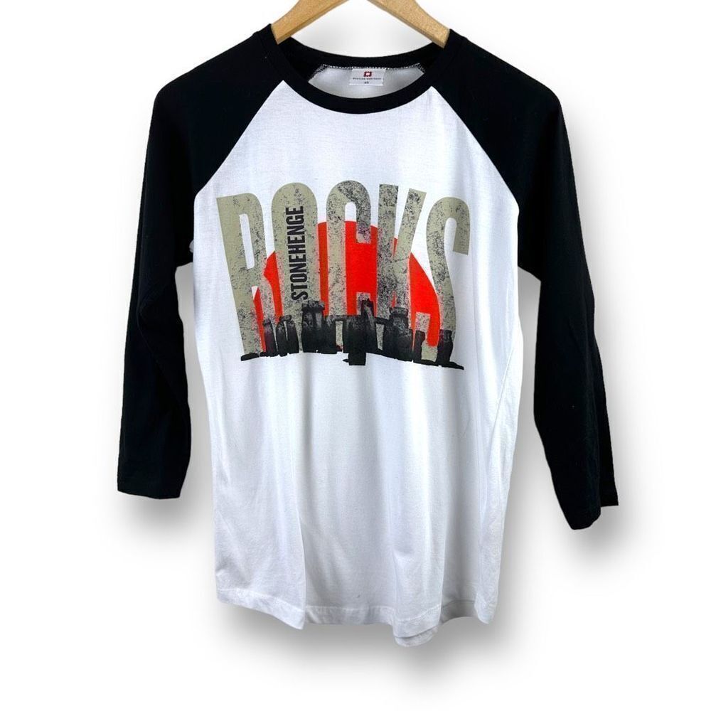 English Heritage Stonehenge Rocks‎ baseball style shirt size XS